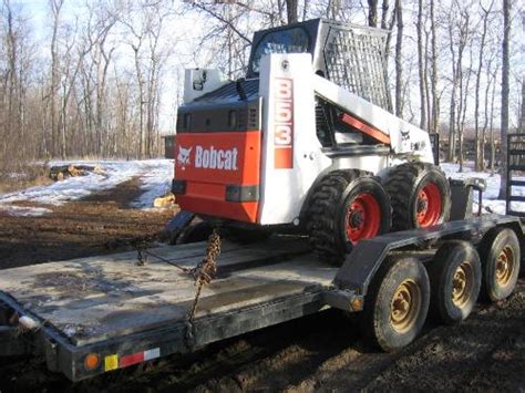 skidsteer bobcat chain down